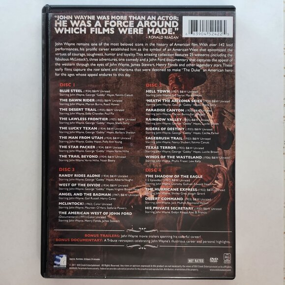 John Wayne the Tribute Collection DVD Movie Set 25 Films & Doc! - Picture 4 of 6